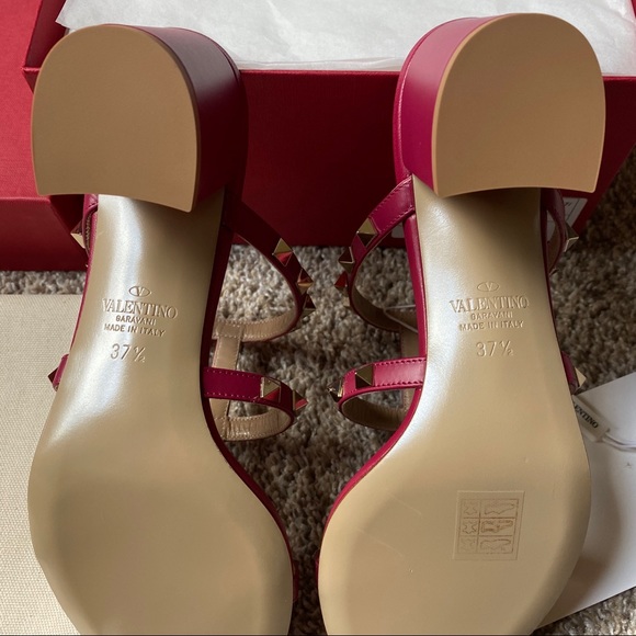 Valentino Rockstud Slide Sandals (60mm) - Picture 4 of 12